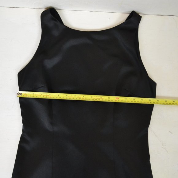 Party Moda International black  midi bodycon cocktail dress Whimsigoth - Picture 9 of 10